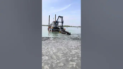 YSCSD350 çalışmakta olan saatte 360 cbm katı kapasiteli hidrolik kesici emme süpürge